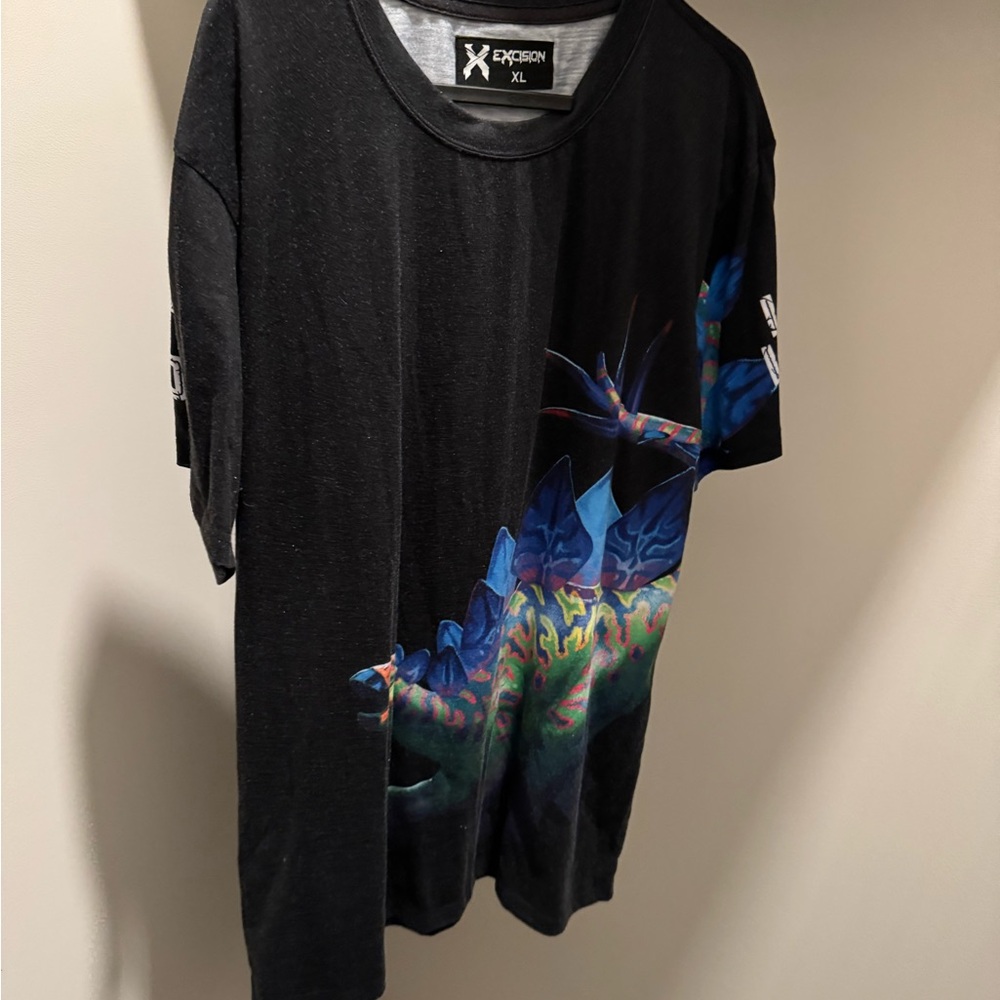 Lost Lands Black Dinosaur Graphic T-Shirt